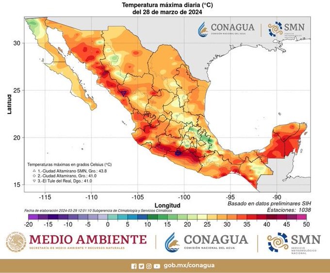 Alertan altas temperaturas Segunda ola de calor en México