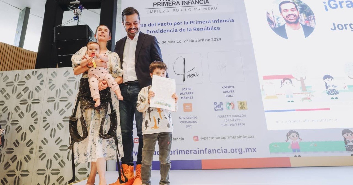 Álvarez Máynez se compromete a asignar más recursos para niños y niñas